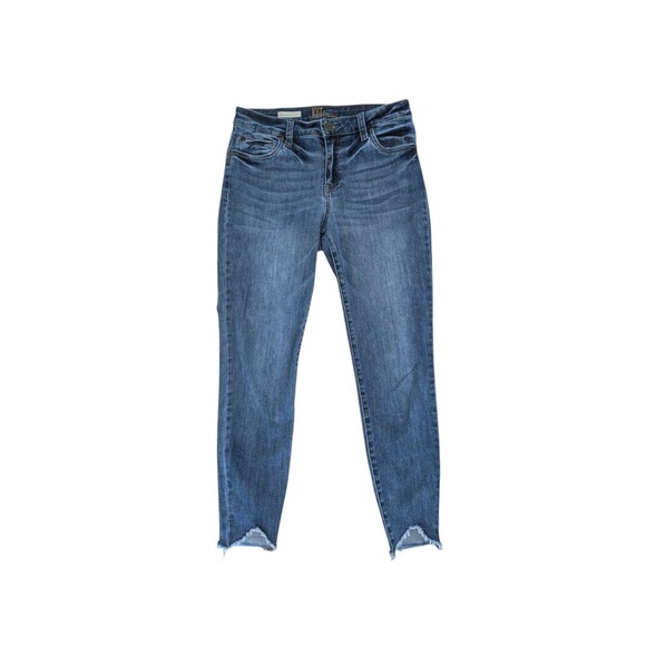 KUT from the Kloth Jeans Womens 8 Dark Blue Ankle Skinny High Rise Stretch - Picture 1 of 3